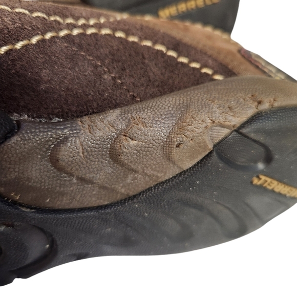 Merrell Women's Mimosa Moc Bracken Slip Ons Sz 8.5 Hiking Walking Cabincore - Picture 10 of 12